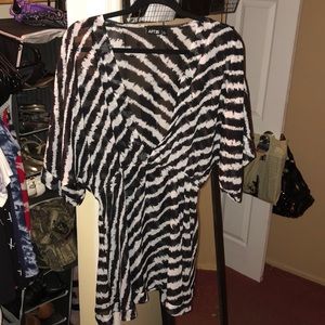 Silky Zebra Shirt